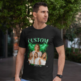 Camiseta de estilo rap de bootleg de los 90 person