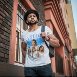 Camiseta de estilo rap de bootleg de los 90 person