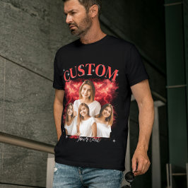 Camiseta de estilo rap de bootleg de los 90 person