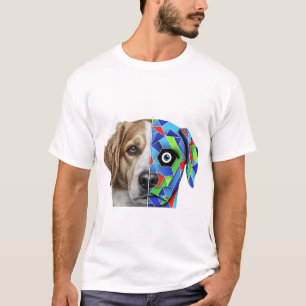 camiseta de estilo robótico