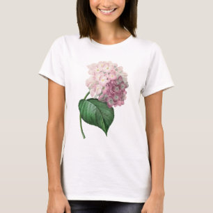 Camiseta de estilo vintage con arte de flor de hor