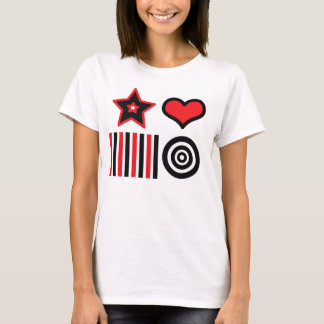 Camiseta de estimulación visual de 3 a 6 meses par
