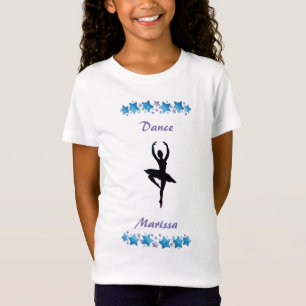 Camiseta de estrella de baile de bailarina