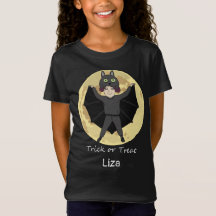 Camiseta de estropajo de murciélago de Halloween