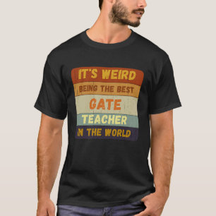 Camiseta De Estudiante A Mejor Maestra GATE World Vintage