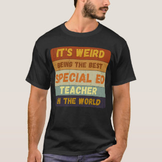 Camiseta De estudiante a mejor maestro de educación especia