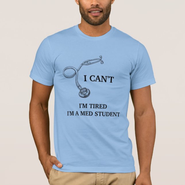 Camiseta De Estudiante Med (Anverso)