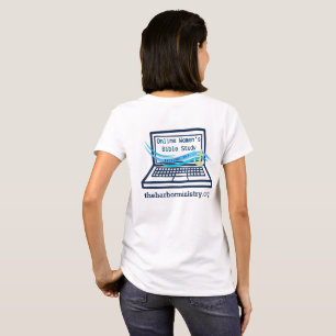 Camiseta de estudio de la Biblia de mujeres en lín