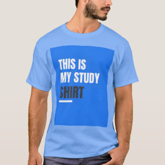 camiseta de estudio divertida