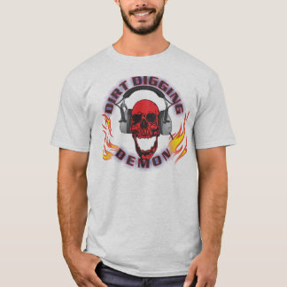 Camiseta de excavación del demonio de la suciedad