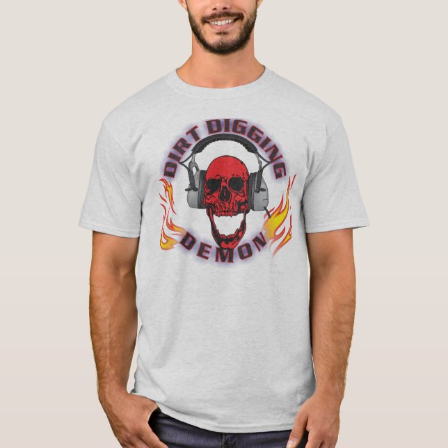 Camiseta de excavación del demonio de la suciedad (Anverso)