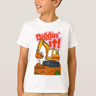 Camiseta De Excavator Infantil - "¡Desgarrando!"