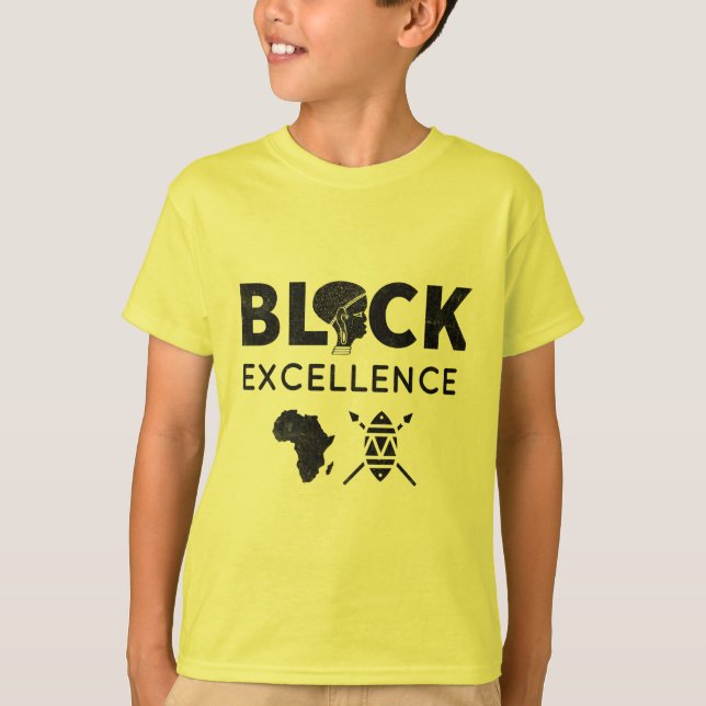 Camiseta de Excelencia Negra (Anverso)