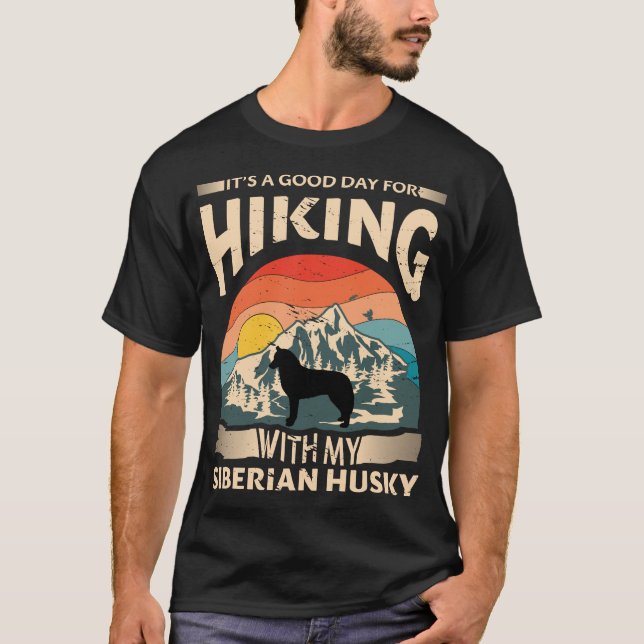 Camiseta de excursión siberiana Husky (Anverso)