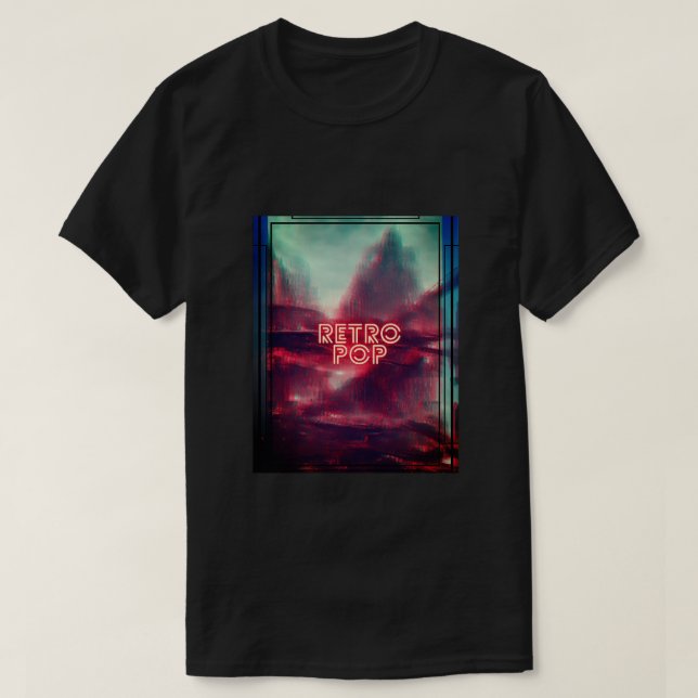 Camiseta de explosión de arte pop colorido (Diseño del anverso)