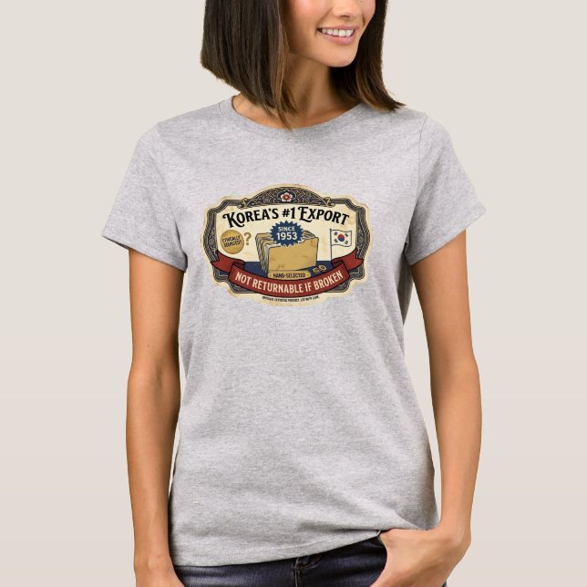 Camiseta de exportación número 1 de Corea  (Anverso)