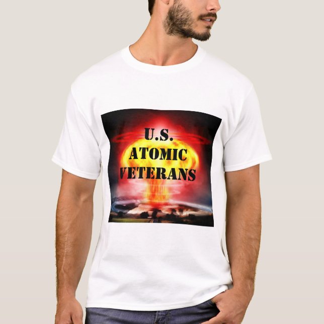 Camiseta de exposición de VETERANOS ATÓMICOS de EE (Anverso)