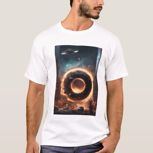 Camiseta de extracción de gravedad: Abraza el aguj (Anverso)