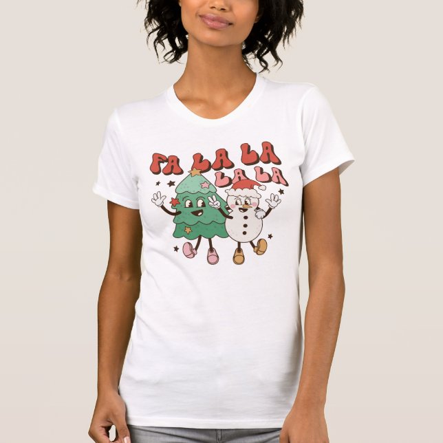 Camiseta de Fa La La Navidades (Anverso)