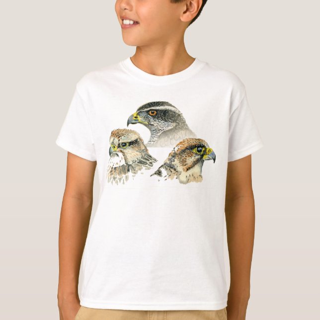 Camiseta de falconería infantil (Anverso)