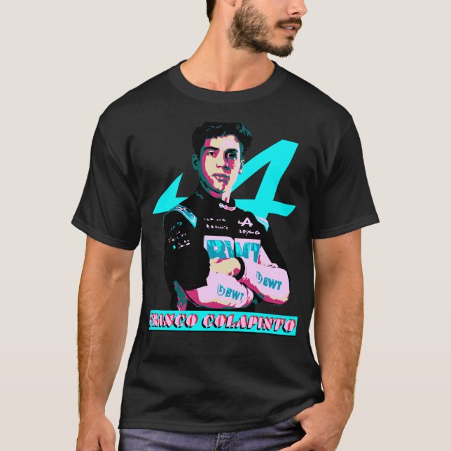Camiseta de fan de Franco Colapinto (Anverso)