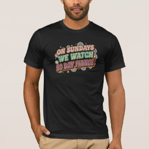 Camiseta de fan del programa de TV de los domingos
