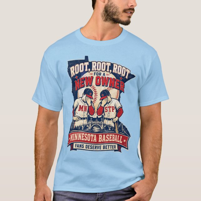 Camiseta de fanático de béisbol de Minnesota para  (Anverso)