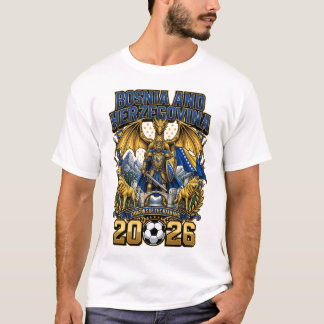 Camiseta de fanático de Bosnia y Herzegovina 2026