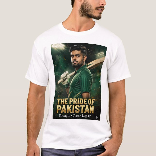 Camiseta de fanático de cricket "Babar Azam Define (Anverso)