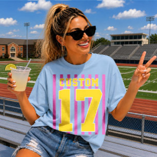 Camiseta de fanático de deportes con nombre de equ