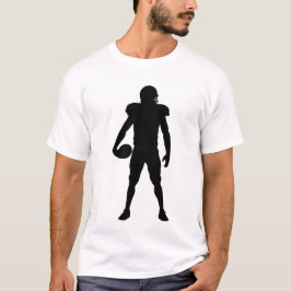 Camiseta de fanático de deportes con silueta de ju