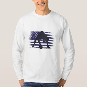Camiseta de fanático de fútbol americano con bande