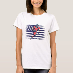Camiseta de fanático de fútbol americano con bande