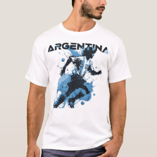 Camiseta de Fanático de Fútbol de Argentina Orgu