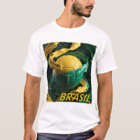 Camiseta de fanático de fútbol de Brasil | Orgullo