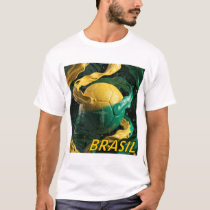 Camiseta de fanático de fútbol de Brasil Orgullo