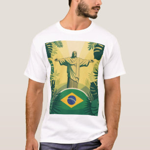Camiseta de fanático de fútbol de Brasil Orgullo