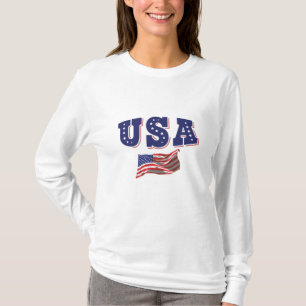 Camiseta de fanático de fútbol de EE. UU. Bandera 