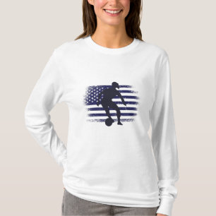 Camiseta de fanático de fútbol de EE. UU. Bandera 