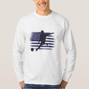 Camiseta de fanático de fútbol de EE. UU. Bandera 