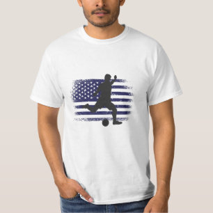 Camiseta de fanático de fútbol de EE. UU. Bandera 