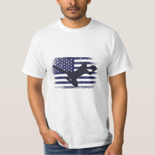 Camiseta de fanático de fútbol de EE. UU. Bandera