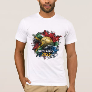 Camiseta de fanático de fútbol de Sudáfrica 2026