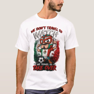 Camiseta de fanático de fútbol luchador de México