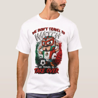 Camiseta de fanático de fútbol luchador de México