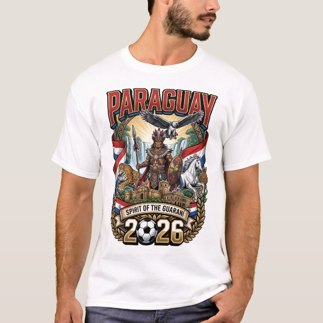 Camiseta de fanático de Paraguay 2026 (Anverso)
