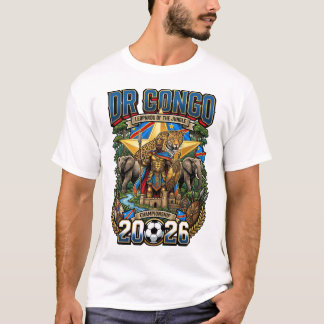 Camiseta de fanático de RD Congo 2026