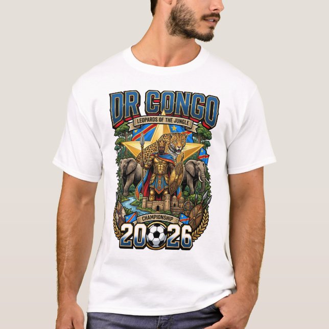 Camiseta de fanático de RD Congo 2026 (Anverso)