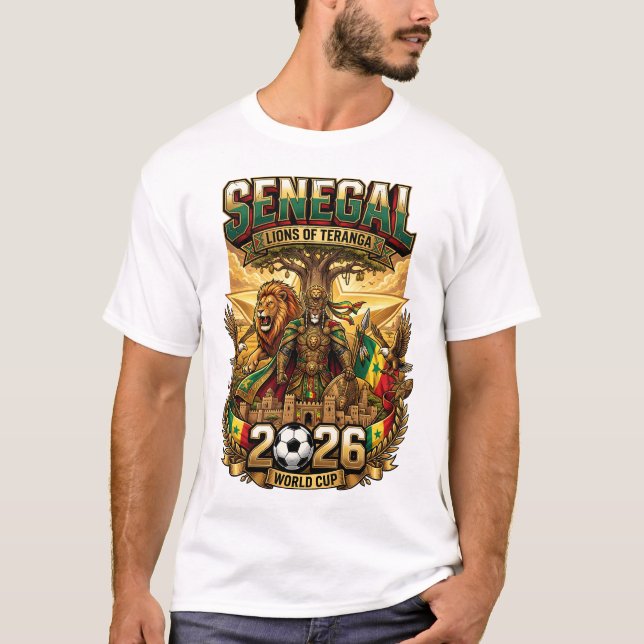 Camiseta de fanático de Senegal 2026 (Anverso)