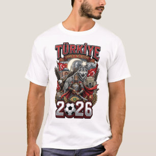 Camiseta de fanático de Turquía 2026